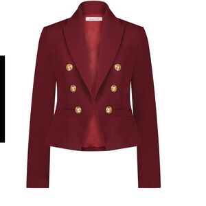 The Noli Shop Maroon Blazer